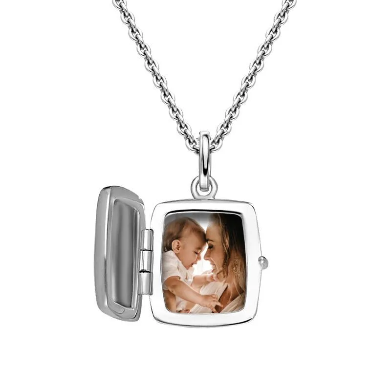 Sterling Silver Rectangle Keepsake Locket sold by C.W. Sellors product image thumbnail 2