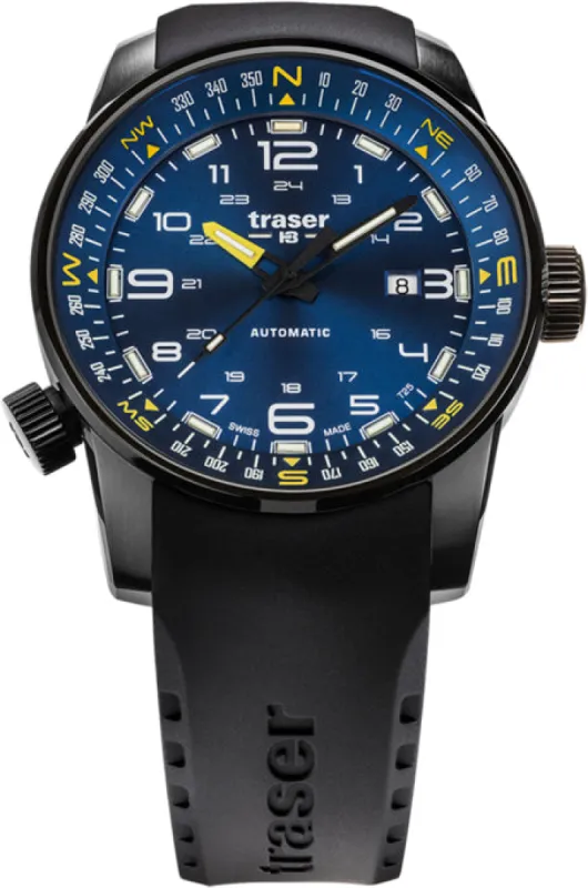 Traser H3 P68 Pathfinder Automatic Blue Watch made by C.W. Sellors