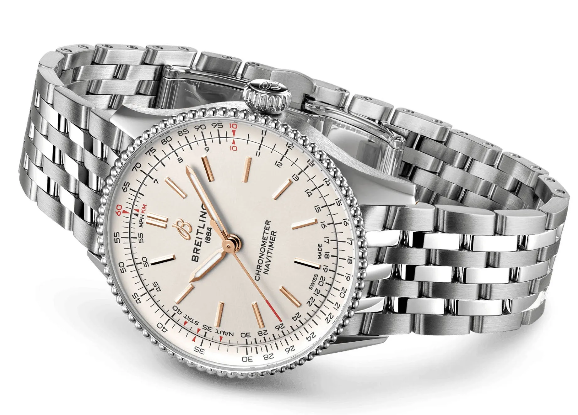 Breitling Navitimer 36 Automatic Bracelet Watch sold by C.W. Sellors product image thumbnail 4