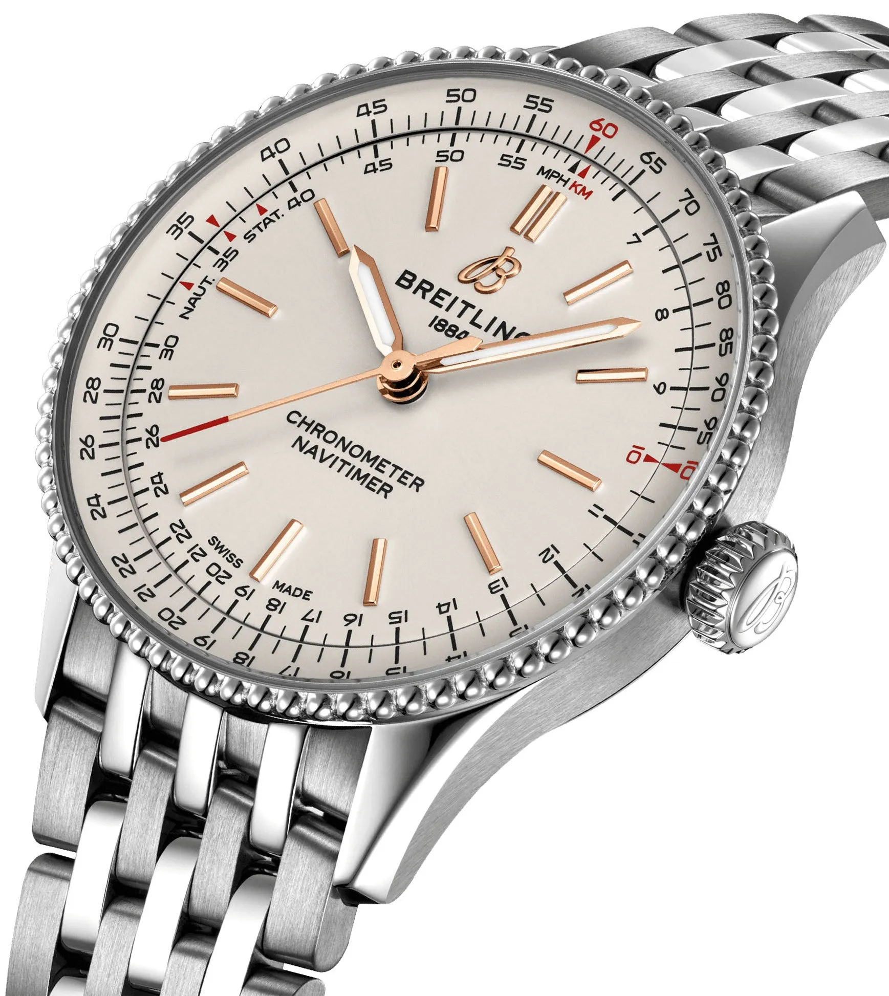 Breitling Navitimer 36 Automatic Bracelet Watch sold by C.W. Sellors product image thumbnail 3