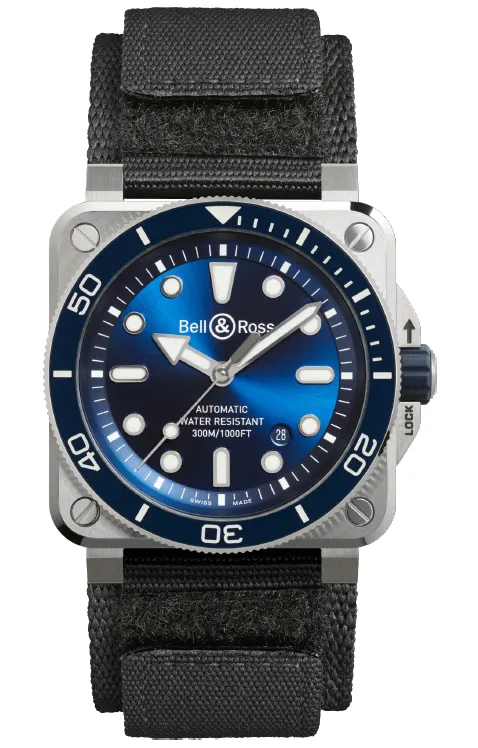 Bell & Ross BR 03 Diver Blue Steel Watch sold by C.W. Sellors product image thumbnail 2