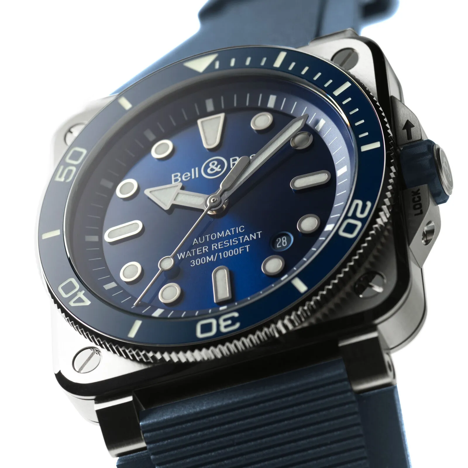 Bell & Ross BR 03 Diver Blue Steel Watch sold by C.W. Sellors product image thumbnail 4