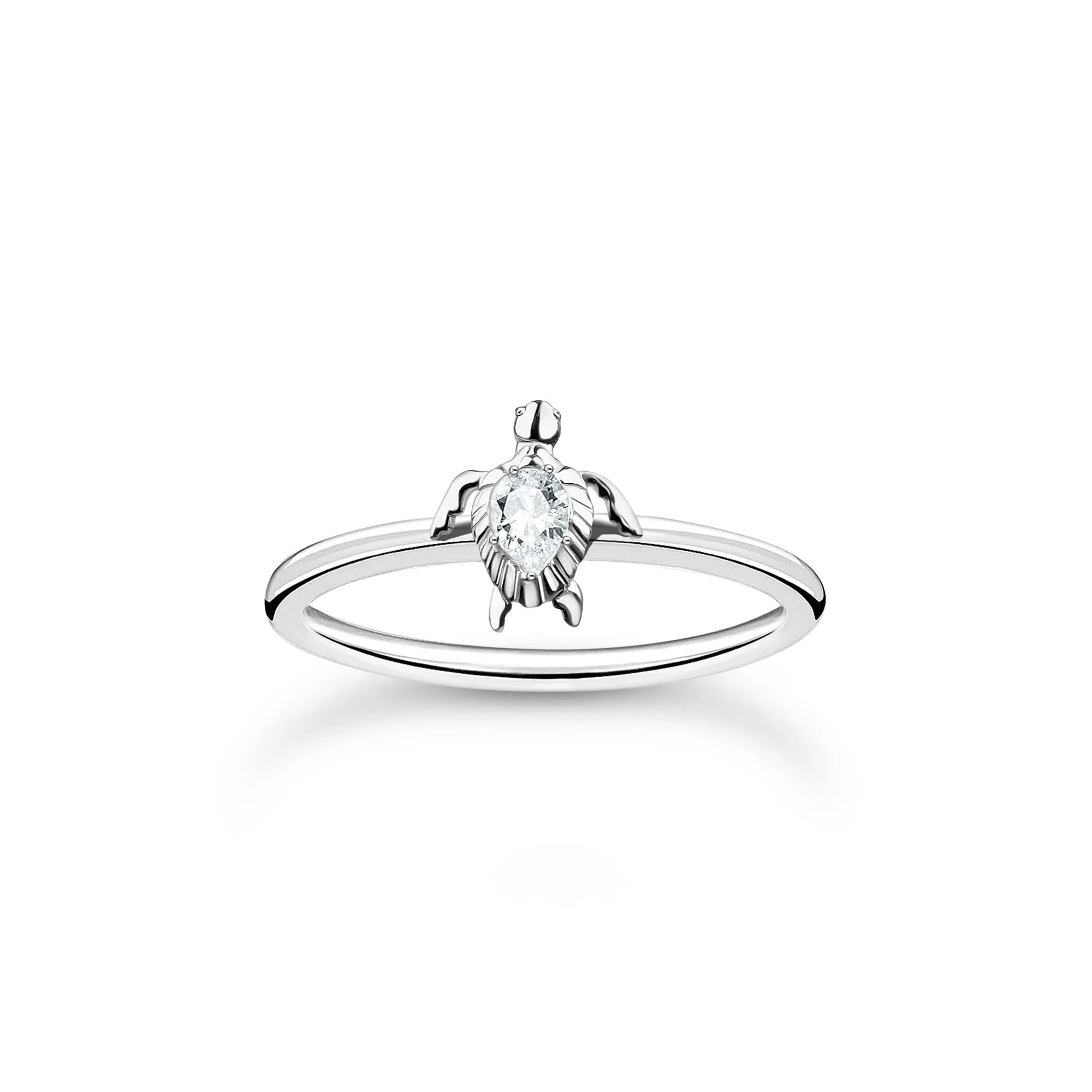 Thomas Sabo Charm Club Sterling Silver Turtle Ring D sold by C.W. Sellors