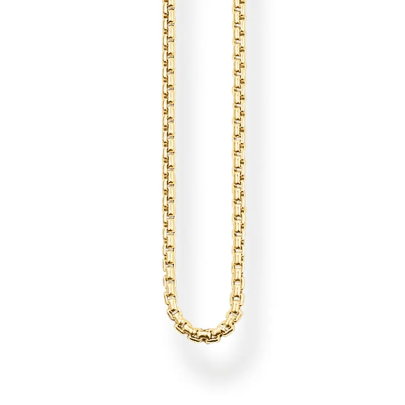 Thomas Sabo Glam And Soul Yellow Gold Venezia Necklace 70cm sold by C.W. Sellors