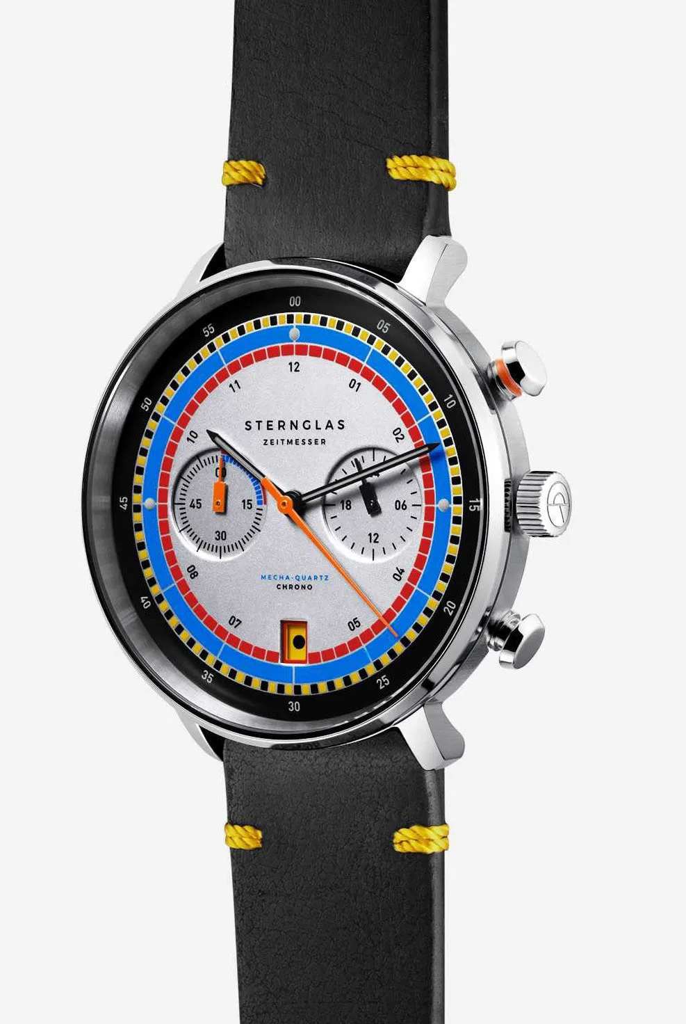 Sternglas Hamburg Chrono Regatta White Watch sold by C.W. Sellors product image thumbnail 2