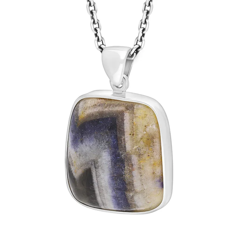 Sterling Silver Blue John Abstract Necklace D sold by C.W. Sellors product image thumbnail 2
