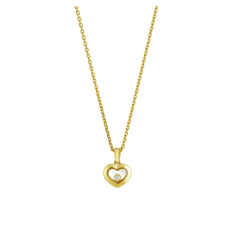 Chopard Happy Diamonds Icons 18ct Yellow Gold 0.05ct Diamond Pendant sold by C.W. Sellors