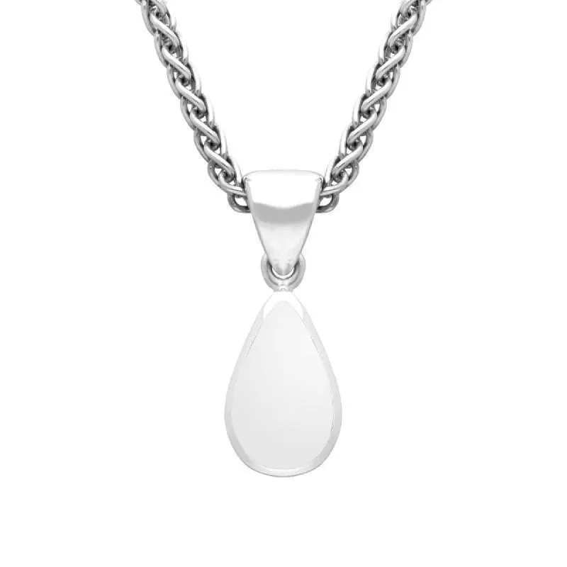 Sterling Silver Bauxite Dinky Pear Necklace sold by C.W. Sellors