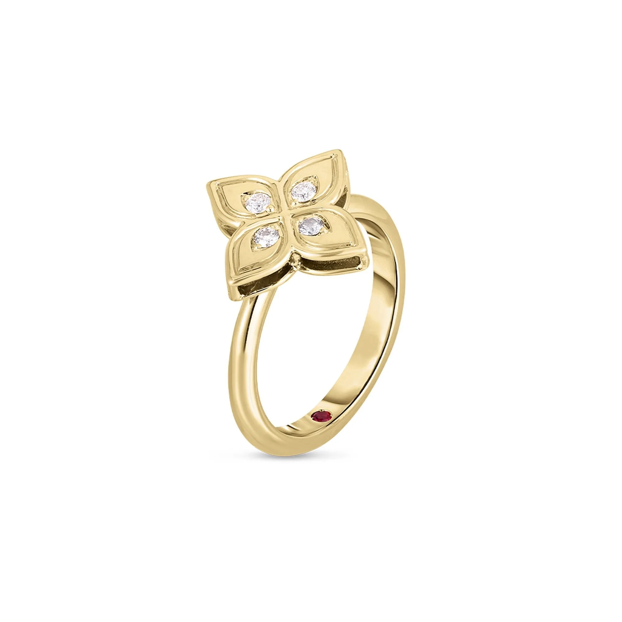 Roberto Coin Princess 18ct Yellow Gold Diamond Ring D sold by C.W. Sellors