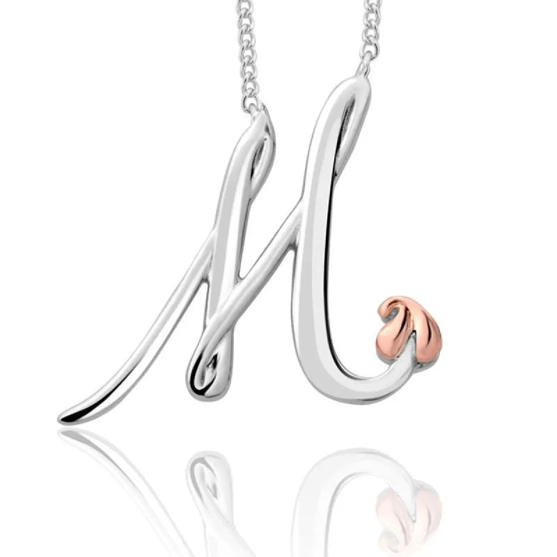 Clogau Tree of Life Sterling Silver Initials Letter M Necklace D made by C.W. Sellors