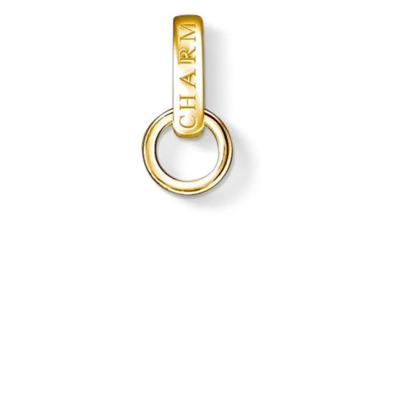 Thomas Sabo Charm Club Yellow Gold Charm Carrier sold by C.W. Sellors