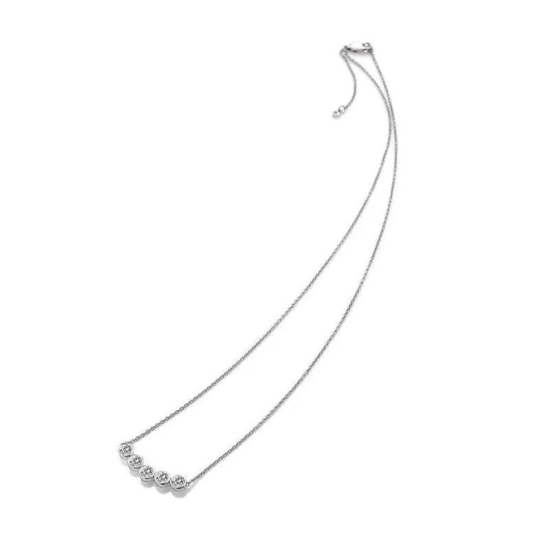 Hot Diamonds Tender White Topaz Necklace sold by C.W. Sellors