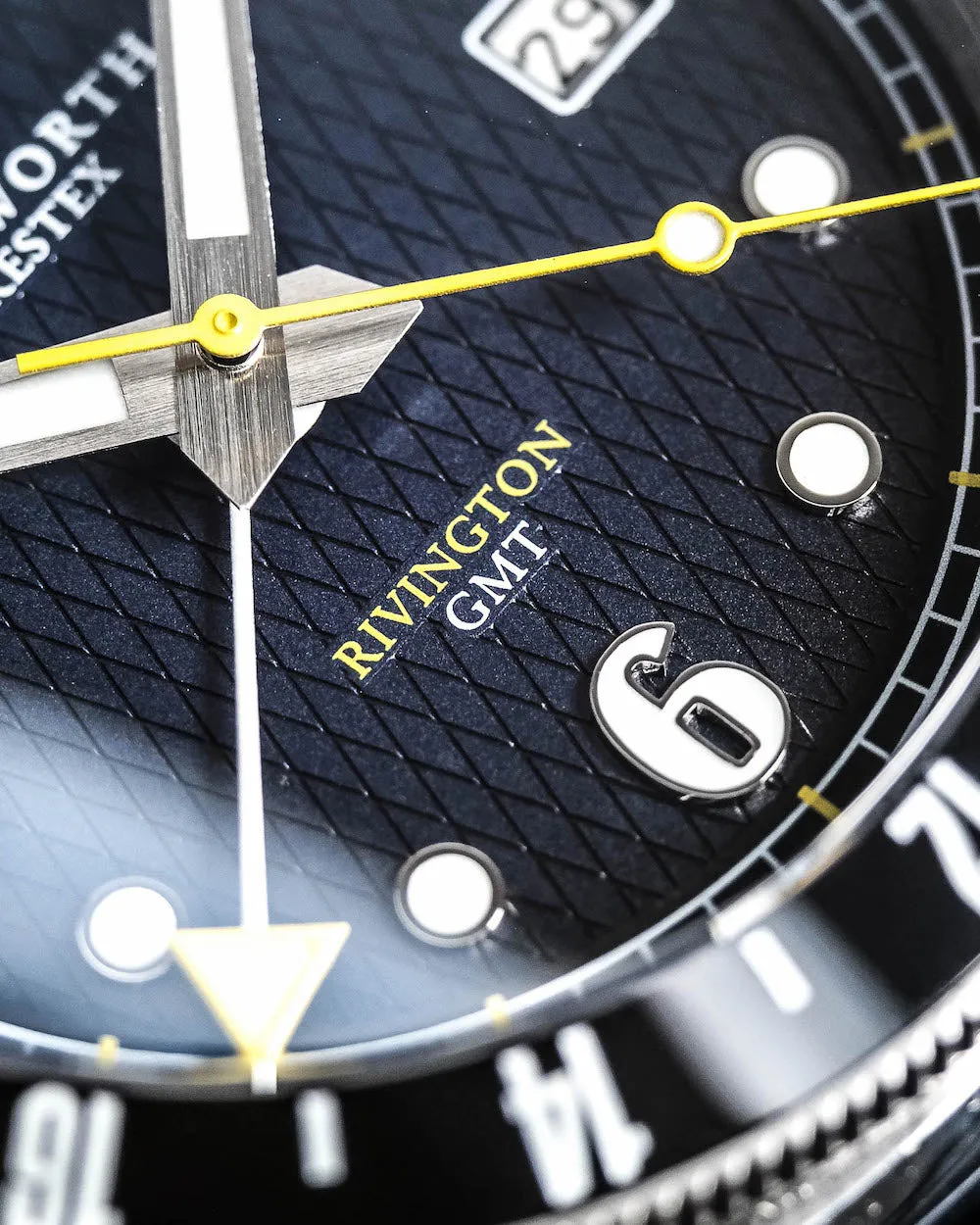 Duckworth Prestex Rivington GMT Blue Fume Steel Bracelet Watch sold by C.W. Sellors product image thumbnail 4