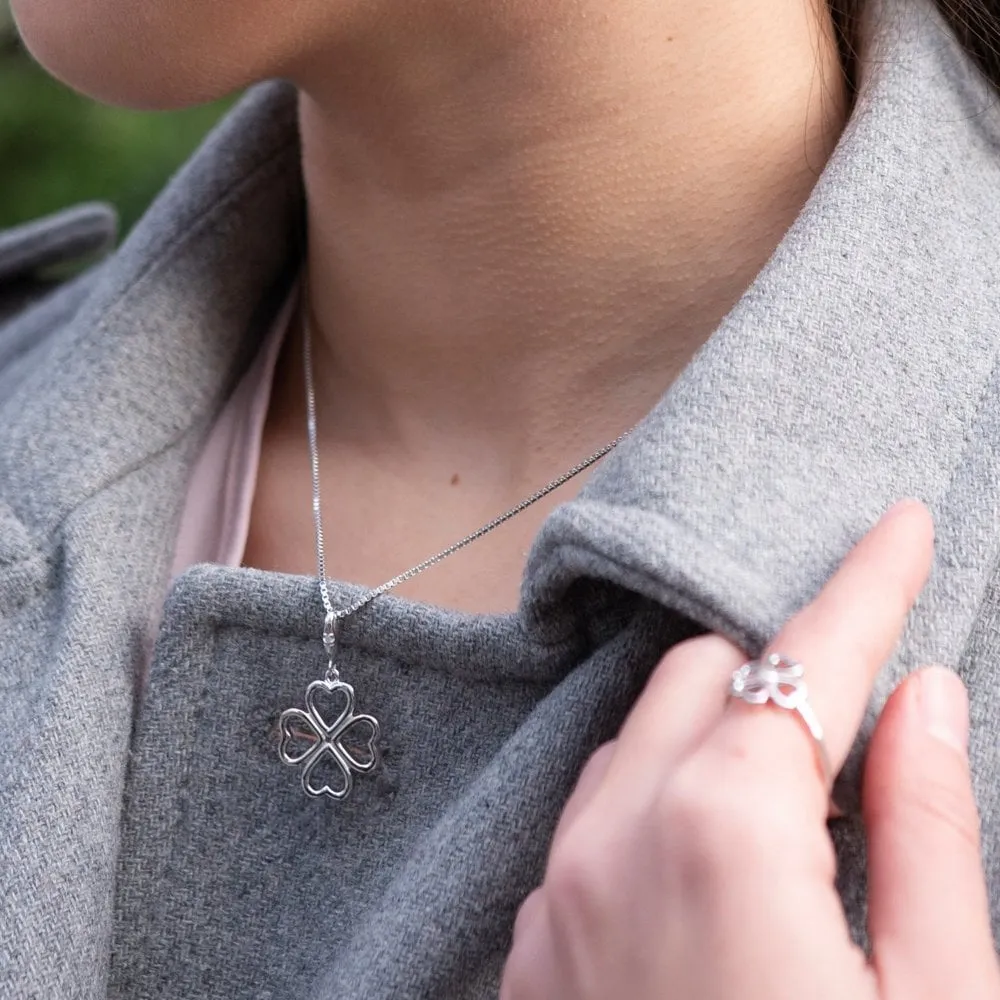 Hot Diamonds Lucky In Love Sterling Silver Pendant D sold by C.W. Sellors product image thumbnail 3