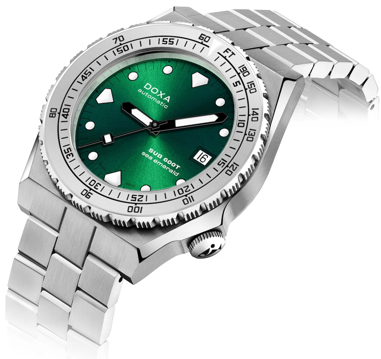 Doxa SUB 600T Sea Emerald Bracelet Watch sold by C.W. Sellors product image thumbnail 2
