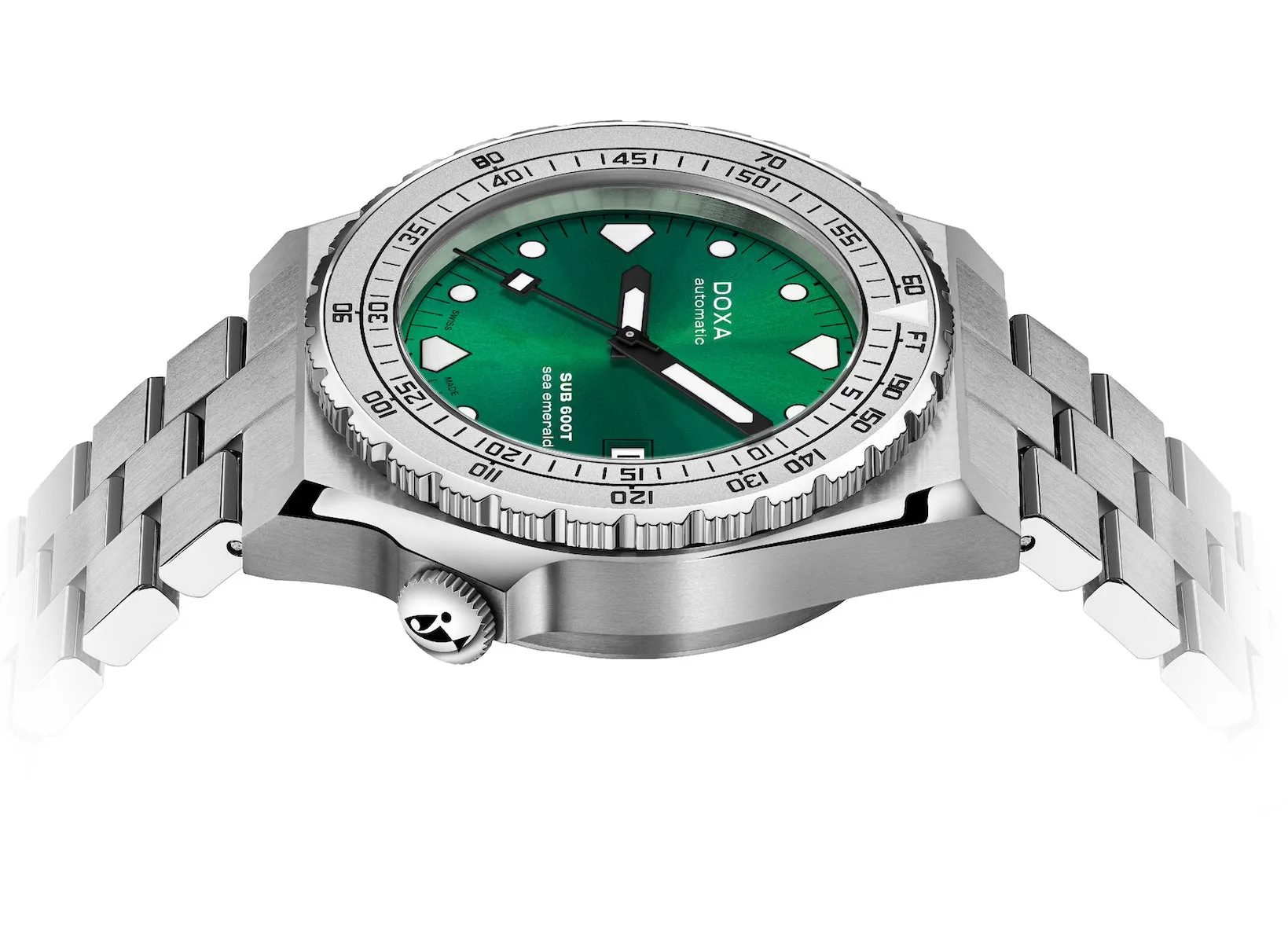 Doxa SUB 600T Sea Emerald Bracelet Watch sold by C.W. Sellors product image thumbnail 3