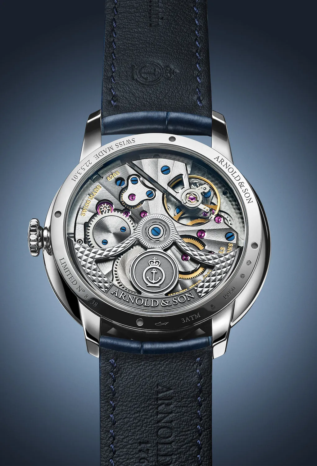 Arnold & Son DSTB 42 Platinum Limited Edition Watch sold by C.W. Sellors product image thumbnail 2