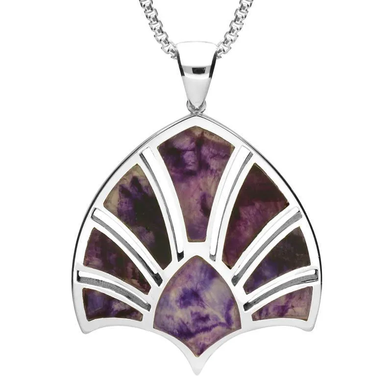 Sterling Silver Sixteen Stone Blue John Style & Fashion Tiara Inspired Necklace sold by C.W. Sellors