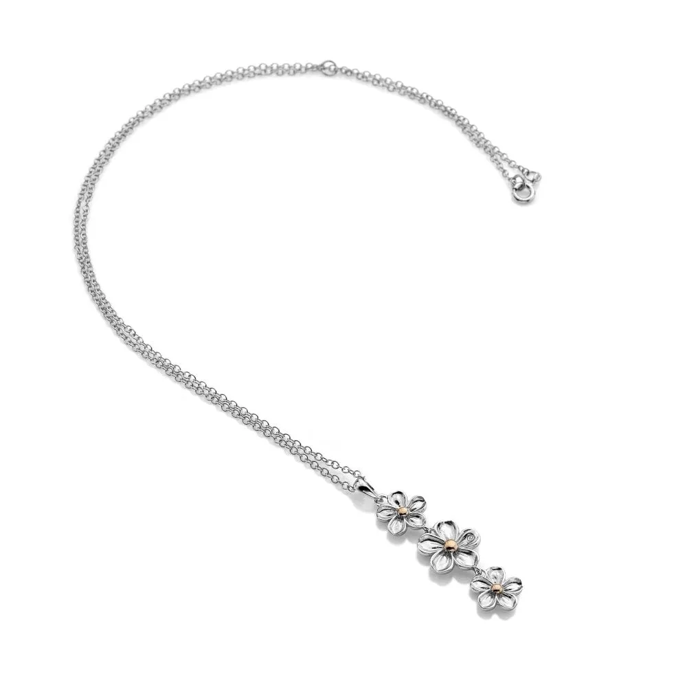 Hot Diamonds Forget Me Not Sterling Silver Pendant sold by C.W. Sellors product image thumbnail 2