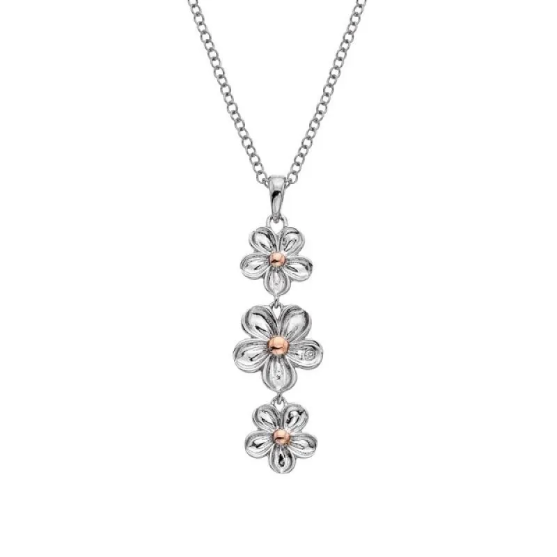 Hot Diamonds Forget Me Not Sterling Silver Pendant sold by C.W. Sellors