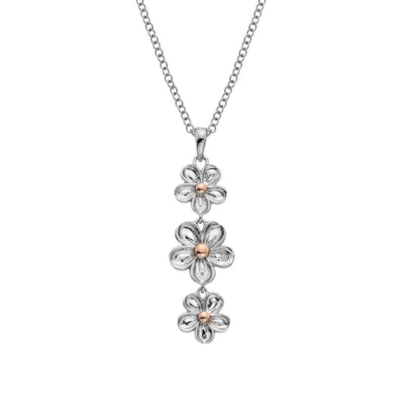 Hot Diamonds Forget Me Not Sterling Silver Pendant sold by C.W. Sellors