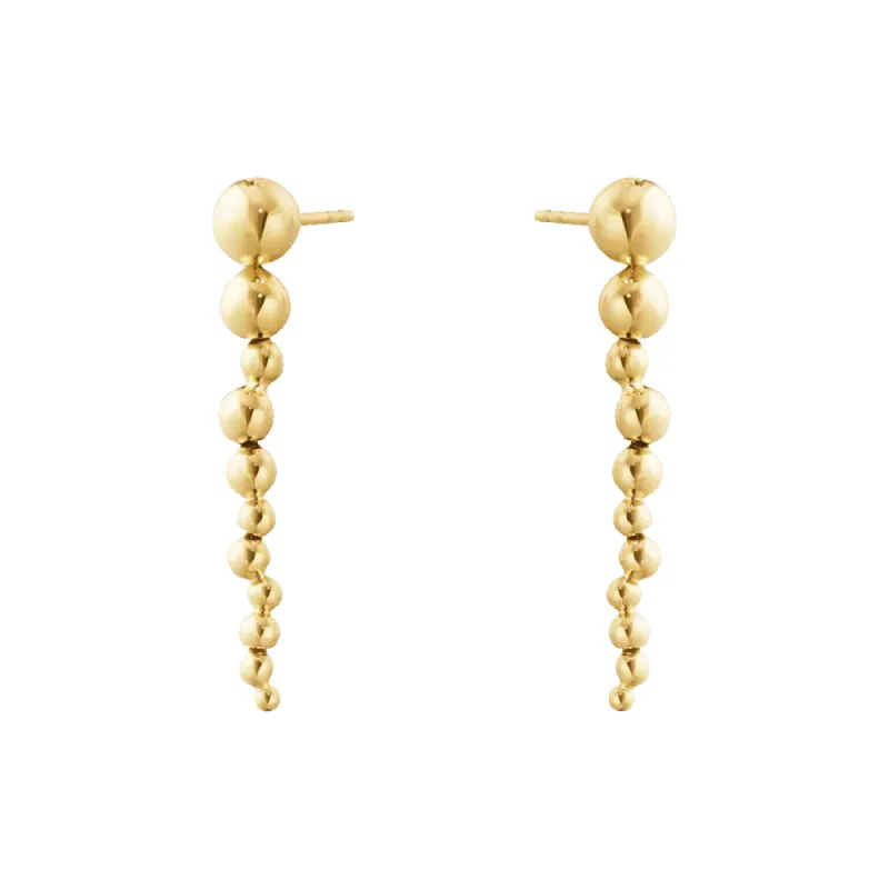 Georg Jensen Moonlight Grapes 18ct Yellow Gold Drop Earrings sold by C.W. Sellors