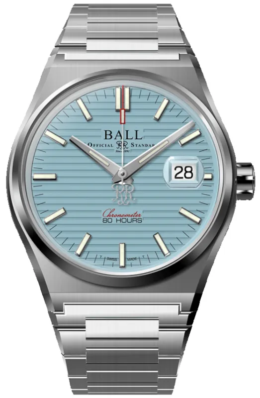 Ball Watch Company Roadmaster M Perseverer 40mm Ice Blue Limited Edition Watch made by C.W. Sellors