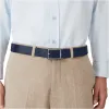 Montblanc 35mm Reversible Leather Belt Blue/Grey D sold by C.W. Sellors