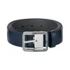 Montblanc 35mm Reversible Leather Belt Blue/Grey D sold by C.W. Sellors