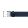 Montblanc 35mm Reversible Leather Belt Blue/Grey D sold by C.W. Sellors