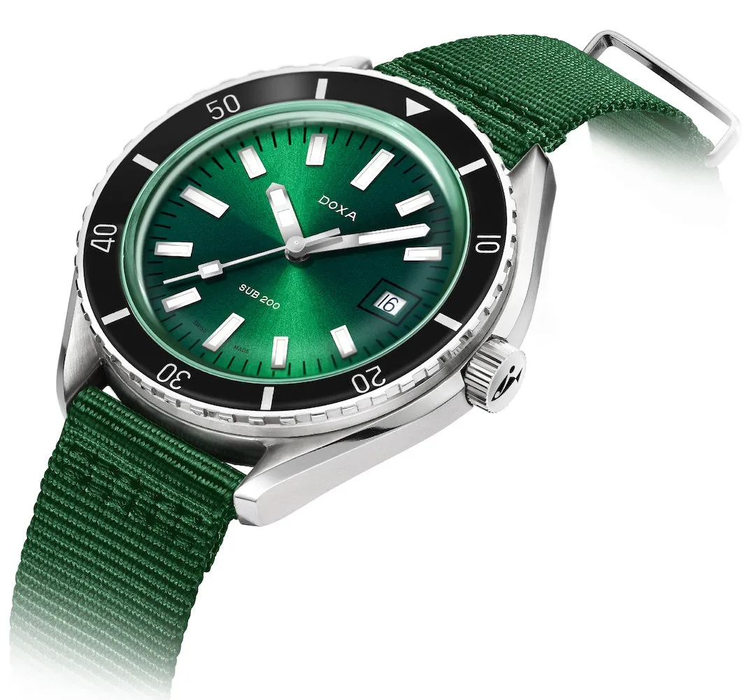 Doxa SUB 200 Sea Emerald Nato Watch sold by C.W. Sellors product image thumbnail 2