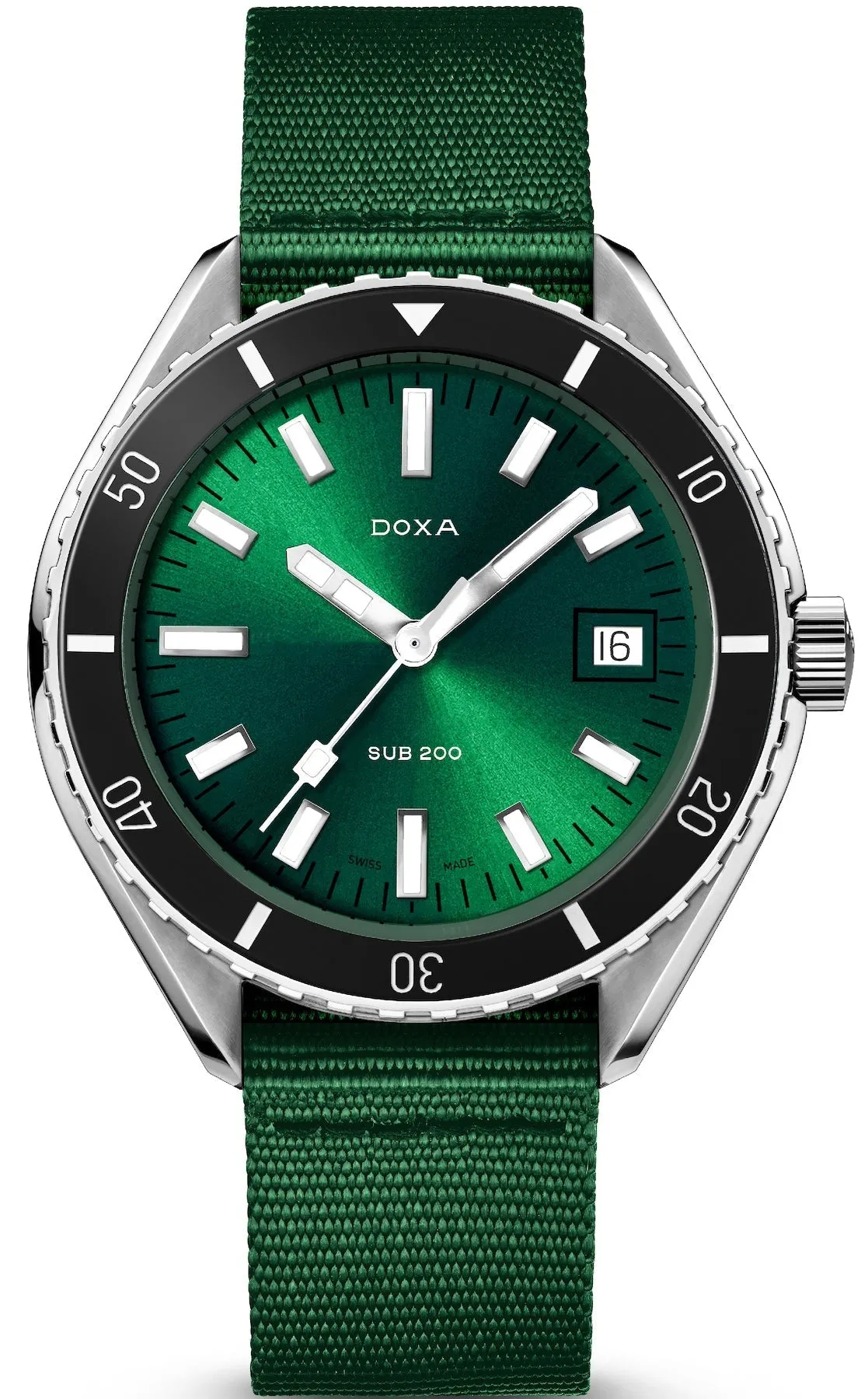 Doxa SUB 200 Sea Emerald Nato Watch sold by C.W. Sellors