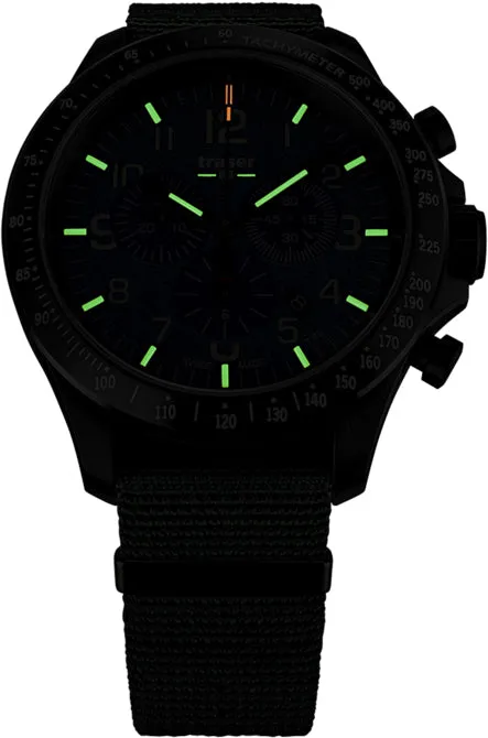 Traser H3 P67 Officer Pro Chronograph Green Watch sold by C.W. Sellors product image thumbnail 3