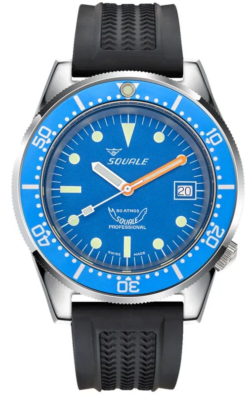Squale 1521 Ocean Rubber Watch sold by C.W. Sellors