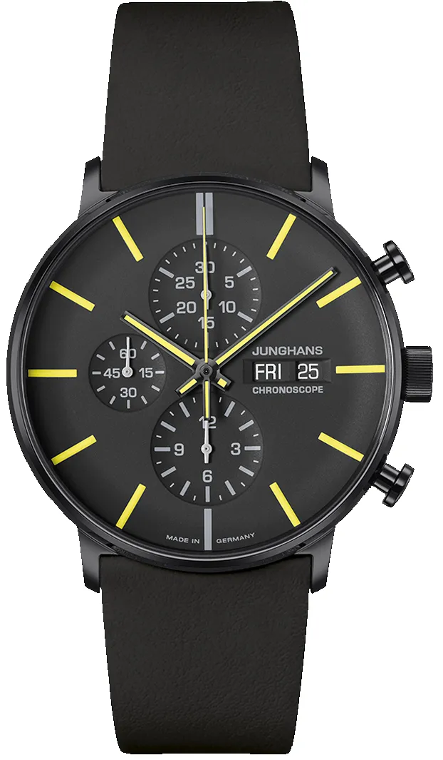 Junghans Form A Chronoscope Watch sold by C.W. Sellors