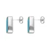 Sterling Silver Turquoise Petite Barrel Stud Earrings sold by C.W. Sellors