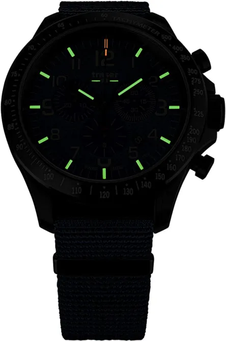 Traser H3 P67 Officer Pro Chronograph Blue Watch sold by C.W. Sellors product image thumbnail 3