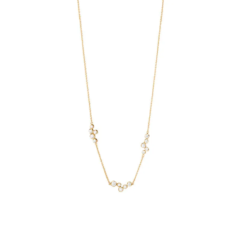Georg Jensen Signature Diamonds 18ct Yellow Gold 0.47ct Necklace sold by C.W. Sellors