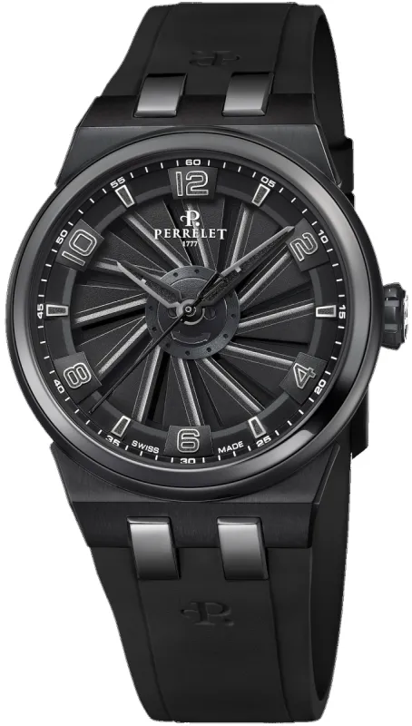 Perrelet Turbine Titanium 41 Black Watch sold by C.W. Sellors