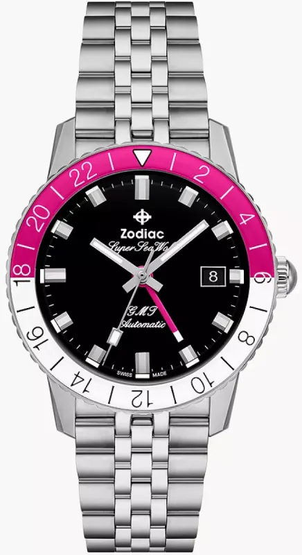 Zodiac Super Sea Wolf GMT Automatic Watch sold by C.W. Sellors