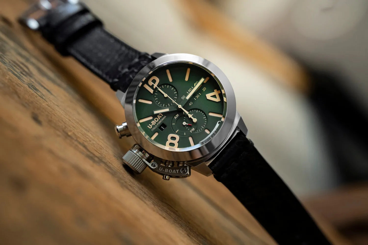 U-Boat Classico 45 CAS Green Watch sold by C.W. Sellors product image thumbnail 5