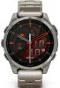Garmin Fenix 8 47mm Sapphire AMOLED Titanium Bracelet Watch sold by C.W. Sellors
