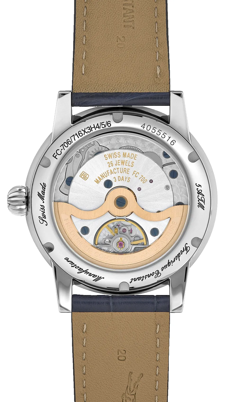 Frederique Constant Manufacture Classic Moonphase Date Watch sold by C.W. Sellors product image thumbnail 3