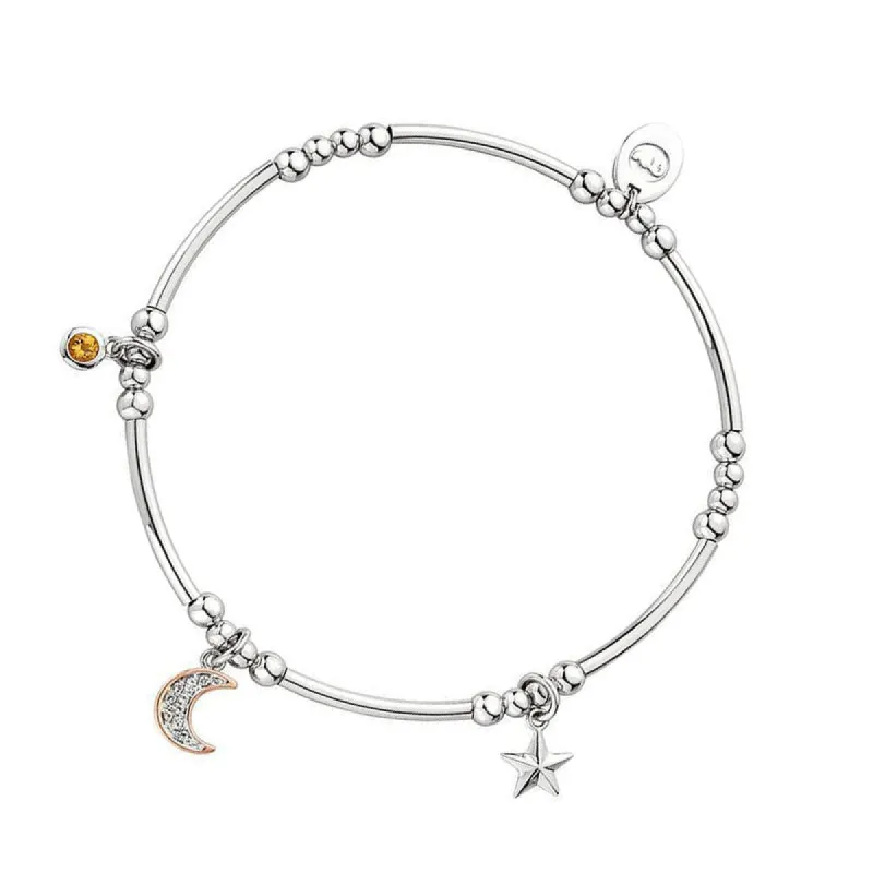 Clogau Out of This World Affinity Sterling Silver Citrine Bracelet D sold by C.W. Sellors
