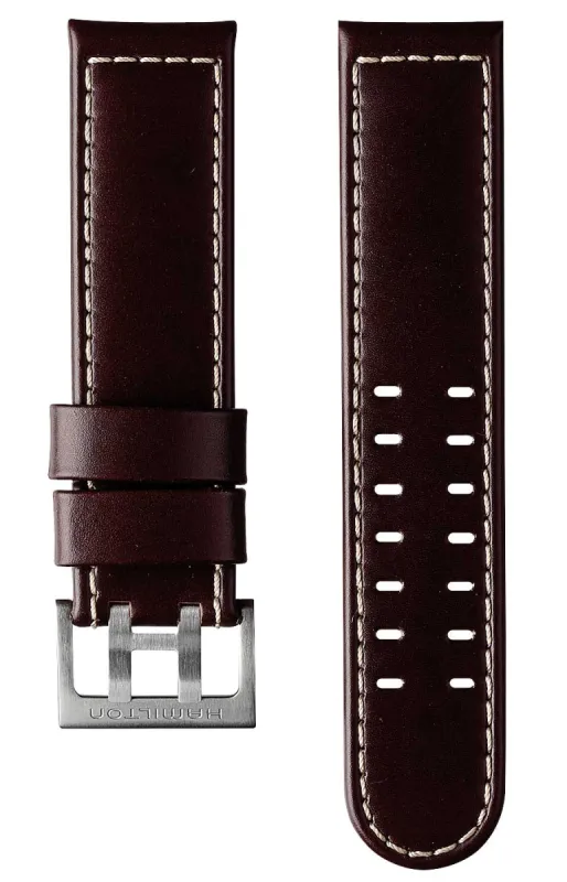 Hamilton Strap Khaki Aviation Leather Brown sold by C.W. Sellors