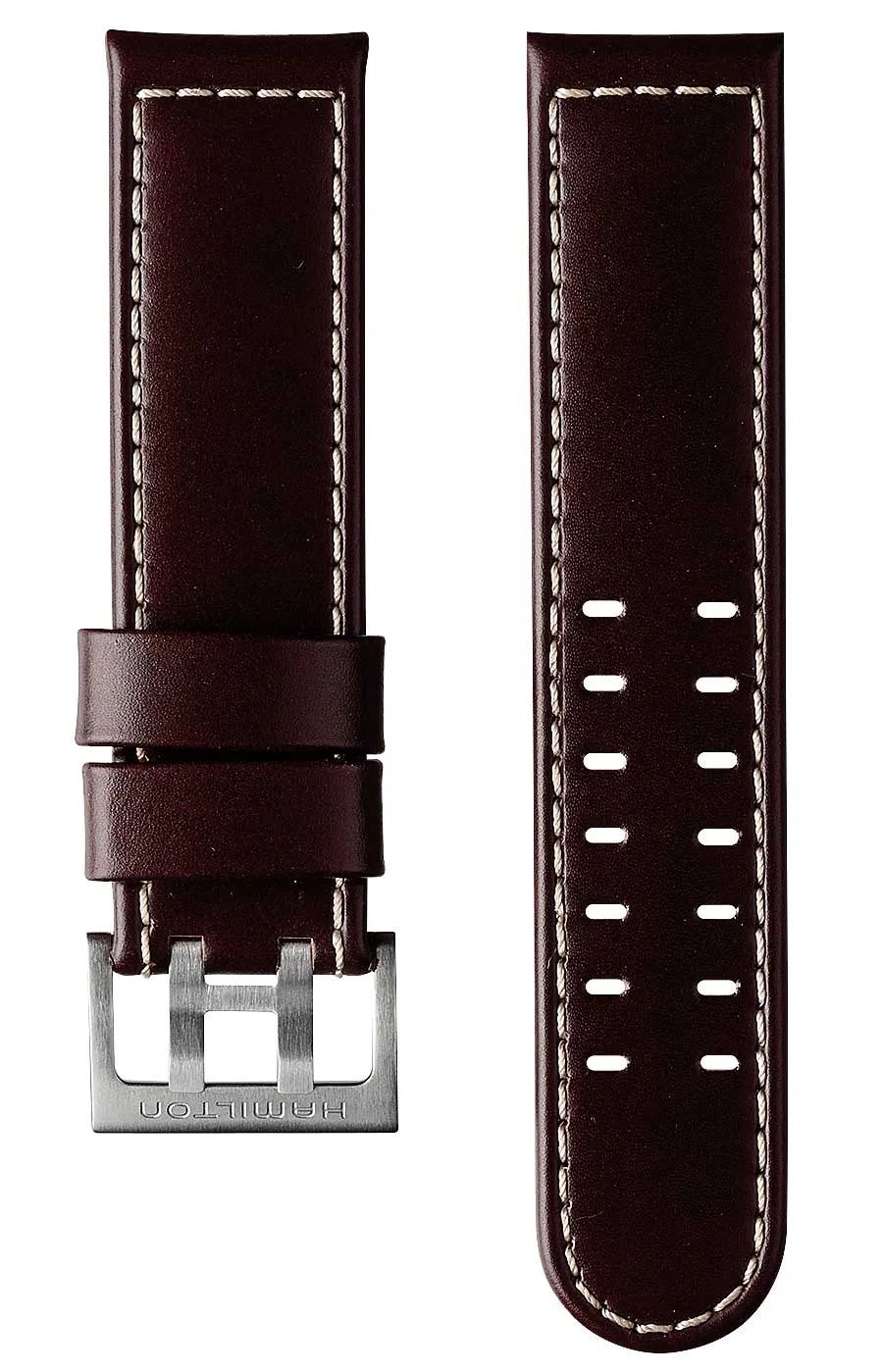 Hamilton Strap Khaki Aviation Leather Brown sold by C.W. Sellors