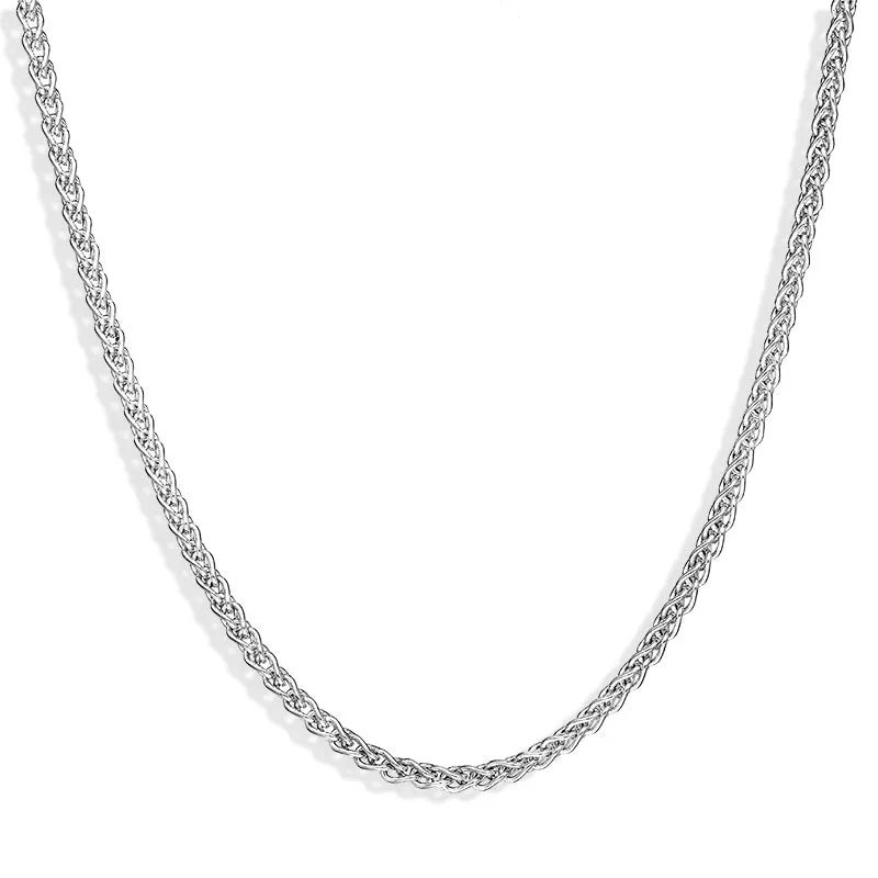 Sterling Silver 16 Inch Spiga Chain D sold by C.W. Sellors