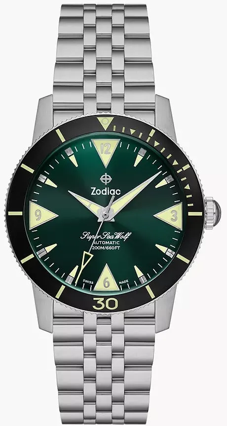 Zodiac Super Sea Wolf Skin Diver Watch sold by C.W. Sellors