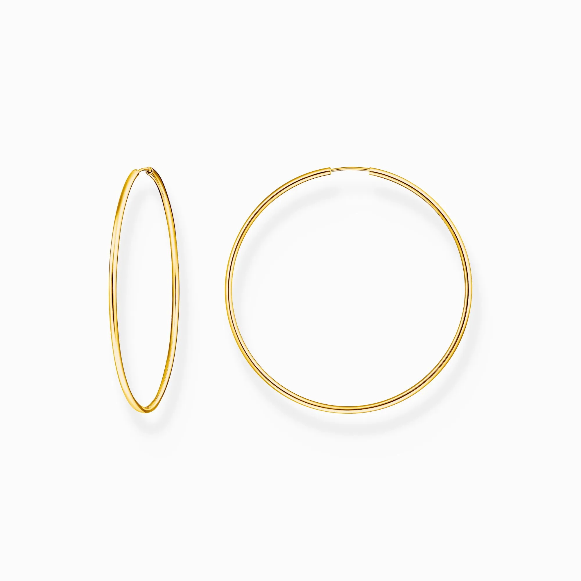 Thomas Sabo Gold Plated Sterling Silver Large Hoop Earrings sold by C.W. Sellors