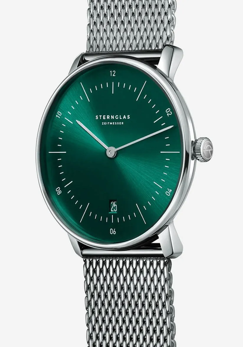 Sternglas Naos Sunburst Green Watch sold by C.W. Sellors product image thumbnail 2